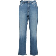 Джинсы мом Wrangler Mom Straight, размер 27/32, синий