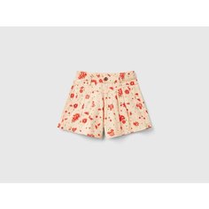 Шорты UNITED COLORS OF BENETTON, размер XL, розовый