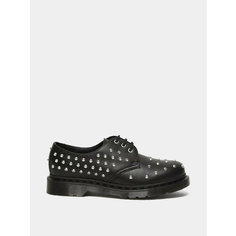 Полуботинки Dr. Martens 1461 Stud Wanama Leather, размер 36 EU, черный