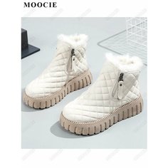 Сапоги MOOCIE, размер Длина стопы 24.5 см, бежевый