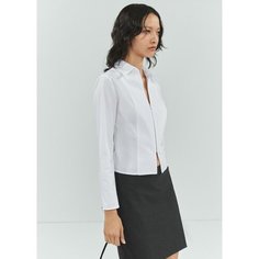 Рубашка MANGO NADIA, размер M INT, белый