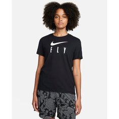 Футболка спортивная NIKE Swoosh Fly, размер S, black
