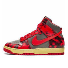 Кроссовки NIKE Dunk High, размер 7.5us 40.5eu 25.5cm, красный