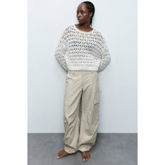 Брюки карго Befree Basic, размер XL/170, кремовый/светлый беж