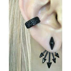 Моносерьга Starfallshop, славянский оберег, фианит, металл, размер 12 мм, черные