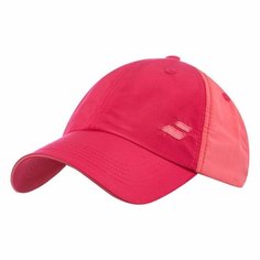 Бейсболка Babolat Basic Logo Cap Black (55-60см) для мужчин, размер 55-60, розовый