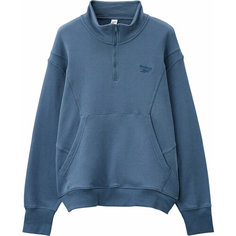 Джемпер Reebok Icon Elements Quarter Zip, размер S INT, , синий