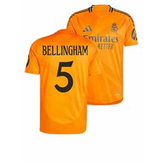 Футболка спортивная Реал Мадрид Джуд Беллингем Bellingham 24/25, 1 шт., размер XXL, оранжевый Нет бренда