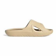 Шлепанцы adidas, размер 9 UK, бежевый