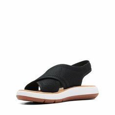 Сандалии Clarks, размер 38 EU, black knit