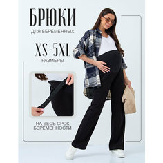 Брюки палаццо PREGGY для беременных, размер M, черный
