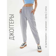 Брюки спортивные HIGH TEMP, размер 38/40, серый меланж