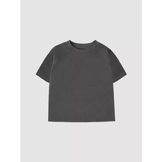 Футболка , размер 134, steel grey Без бренда