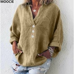 Блуза MOOCIE, размер XL, хаки