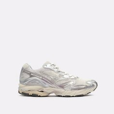 Кроссовки Mizuno Wave Rider 10, размер 8 US, серебряный