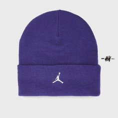 Шапка бини NIKE AJ Essential для взрослых и детей, размер O/S, purple/white