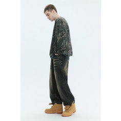 Джинсы широкие Befree Casual, размер 28/176, темно-серый деним