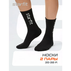Носки Starfit, комплект, 2 пары, размер 35/38, черный