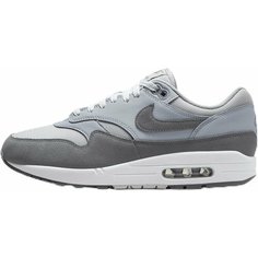 Кроссовки NIKE Air Max 1 87 Photon Dust Wolf Grey, полнота D, размер 42,5EU/9US, серый