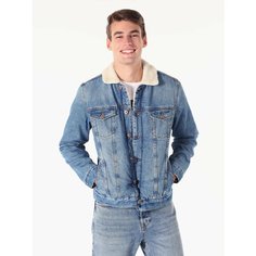 Джинсовая куртка COLINS 020 MICE Regular Fit, размер S, синий