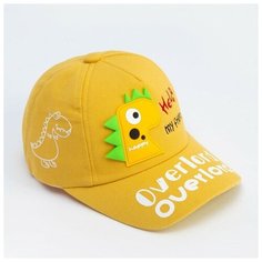Кепка Minaku для взрослых и детей, размер OneSize, Желтый