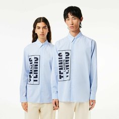 Рубашка LACOSTE, размер XL, голубой
