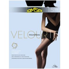 Колготки Omsa Velour, 15 den, размер 3, натуральный