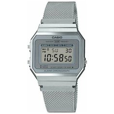 Наручные часы CASIO Vintage, серебряный/серый