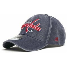 Бейсболка Atributika & Club Washington Capitals для детей, размер 52-54, синий/джинса