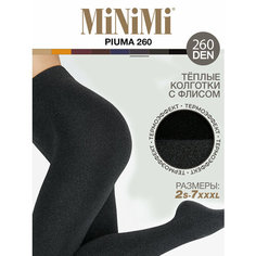 Колготки MiNiMi Piuma, 260 den, профилактический класс компресии, размер 4, grigio melange