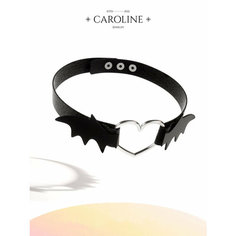 Чокер Caroline Jewelry, длина 39.5 см, черный