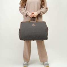 Сумка дорожная CityValise, 20 л, 24х37х49 см, темно-серый