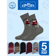 Носки OMSA KIDS 5 пар, размер 27/30, , мультиколор