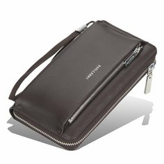 Портмоне Rittlekors Gear, фактура гладкая, темно-коричневый