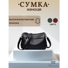 Сумка багет , фактура матовая, черный Larry Kenneth