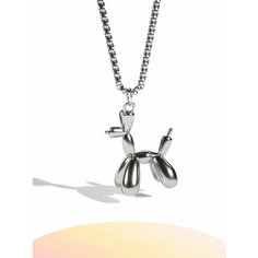 Колье Caroline Jewelry, длина 70 см, серебряный