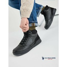 Кеды U.S. POLO ASSN., размер 42, черный
