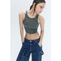 Майка Befree Basic, размер L, оливковый