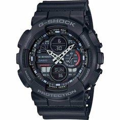 Наручные часы CASIO, серый, красный, черный