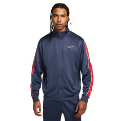 Худи спортивное NIKE NSW SP PK TRACKTOP, размер 2XL, , THUNDERBLUE/WHITE/FIRERED/FIRERED