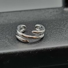 Серьги, фианит, размер 10 мм, серебристый/белый Reniva