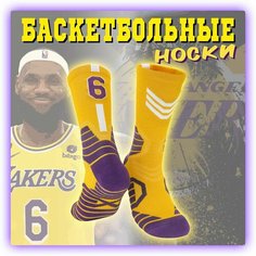 Носки , размер 39-44, фиолетовый Нет бренда