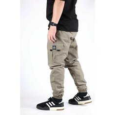 Брюки BLK CROWN, размер S, оливковый