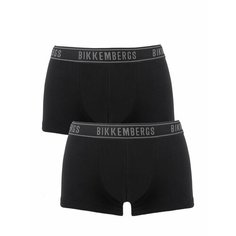Трусы BIKKEMBERGS, комплект из 2 шт., размер M, черный