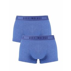 Трусы BIKKEMBERGS, комплект из 2 шт., размер L, синий