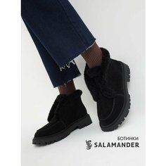 Ботинки дерби Salamander, размер 36, черный