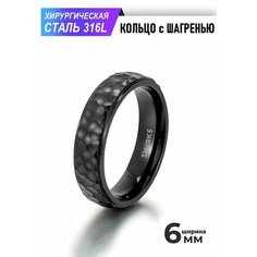 Кольцо помолвочное Sharks Jewelry, размер 18, черный