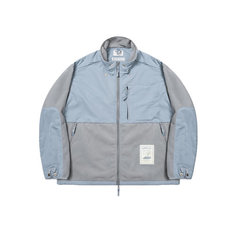 Куртка ANGLAN Fluffy Color Fleece Jacket, размер One size, серо-голубой