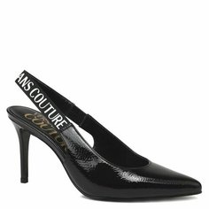 Туфли слингбэки Versace Jeans Couture, размер 39, черный