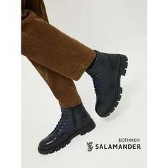 Ботинки тимберленды Salamander, размер 39, темно-синий
